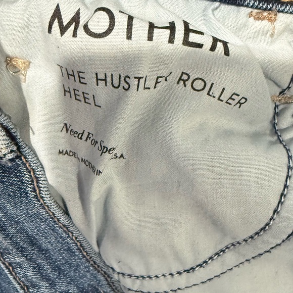 MOTHER The Hustler Roller Heel Size 25 Dark wash - Picture 4 of 6